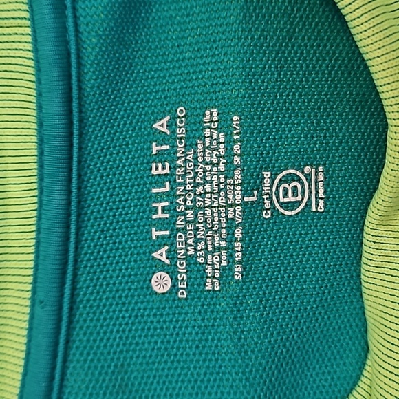 Women's Athleta Sweater Neon Green/Yellow Size L - Picture 4 of 7